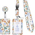 thumbnail image 1 of Id Badge Holder With Lanyard And Retractable Badge Reel Clip, 1 of 2