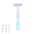 thumbnail image 2 of Women Hair Trimmer, Body Razor Body Hair Shaver Underarm Hair Shaver For Legs For Unde For Travel For Home ANGGREK DA1413, 2 of 8