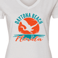 thumbnail image 4 of Inktastic Daytona Beach Florida Vacation Trip Women's V-Neck T-Shirt, 4 of 5
