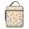 thumbnail image 5 of Botanical Insulated Lunch Bag Box Women Reusable Lunch Bag with Front Pocket Lunch Tote Portable Bag School Hiking, 5 of 6