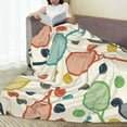 thumbnail image 6 of Pofeuu Racket and Tennis Ball Print Ultra-Soft Micro Fleece Blanket,for Bed Or Sofa,All Season Throw Blankets Flannel Blanket-80"x60", 6 of 7