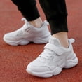 thumbnail image 4 of uikmnh Kids Breathable Mesh Sneakers Hook and Loop Casual Shoes with Sole for Boys and Girls Size:11-12 Years, 4 of 9