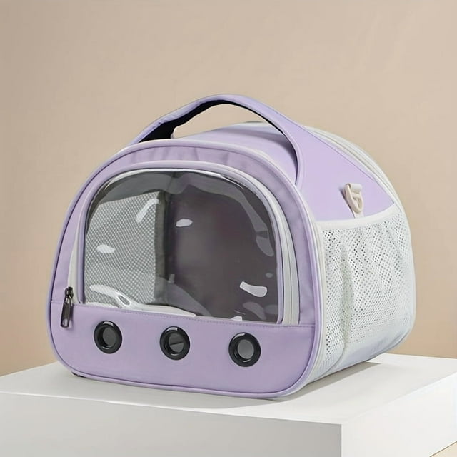 Estbridge Sac de Transport Portable pour Chat Parfait pour la Randonnée, la Marche et l'Utilisation Extérieure avec Hamsters, Hérissons, Cochons d'Inde, Chinchillas et Rats!