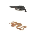 thumbnail image 1 of Juguetes de de Acción de Animales Realistas de Plástico, Juguetes Educativos para , Coleccionables, Negro, Constrictor CUTICAT Figuras de animales de juguete, 1 of 8