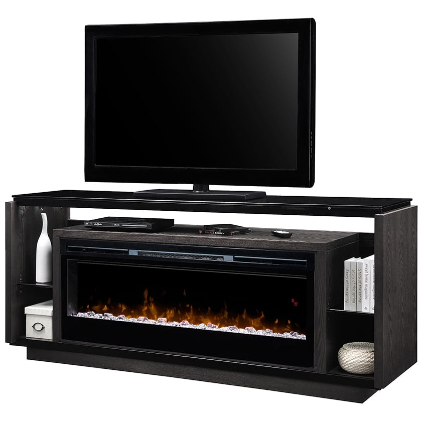 Dimplex David Media Console Electric Fireplace With Acrylic Ember Bed