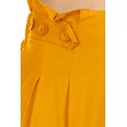 thumbnail image 5 of Women's Basic Wide Leg Elastic Waistband Button Detailing Pants, 5 of 5