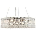 thumbnail image 3 of 2030 Maxime Collection Hanging Fixture D28in H7.5in Lt:12 Chrome Finish (Royal Cut Crystals), 3 of 5