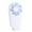 White, variant on Pink Portable Mini Fan 3 Speed Usb Rechargeable 600Mah Battery 5.9X3.1X1.3 Inch With Keychain Low Noise Lightweight Strong Wind Pocket Size Motor Efficient