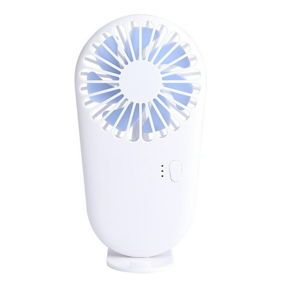 Needhep Mini Portable Fan Powerful,Small Portable Fan, Travel Size Fan, Loud Travel Fan, Cute Fans for Bedroom (White)
