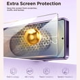 thumbnail image 4 of Dteck Magnetic Case Compatible with Samsung Galaxy S25+,Compatible with MagSafe Full Camera Protection Screen Protector Shockproof Plating TPU Clear Phone Cover for Galaxy S25 Plus,Purple, 4 of 8