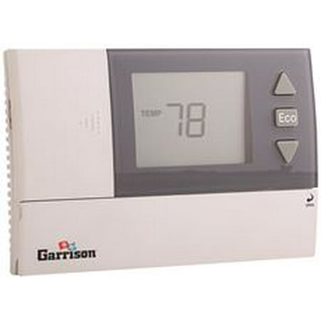 Garrison Digital Thermostat , 1 Heat / 1 Cool, 24 Vac & Battery Powered, 2.6