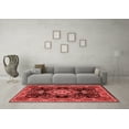 thumbnail image 3 of Ahgly Company Indoor Round Medallion Red Traditional Area Rugs, 8' Round, 3 of 4