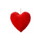 thumbnail image 2 of Decoración de corazón de San Valentín – Adorno para parejas | Ratán de lágrima colgante, exposición de escenas, licra de nylon rojo | Acento decorativo para el hogar | 30x30cm | Pieza Única, 2 of 6