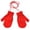 Red, variant on Toddler Winter Knit Mittens with String Attached Warm Baby Mittens for Cold Weather Boys Girls