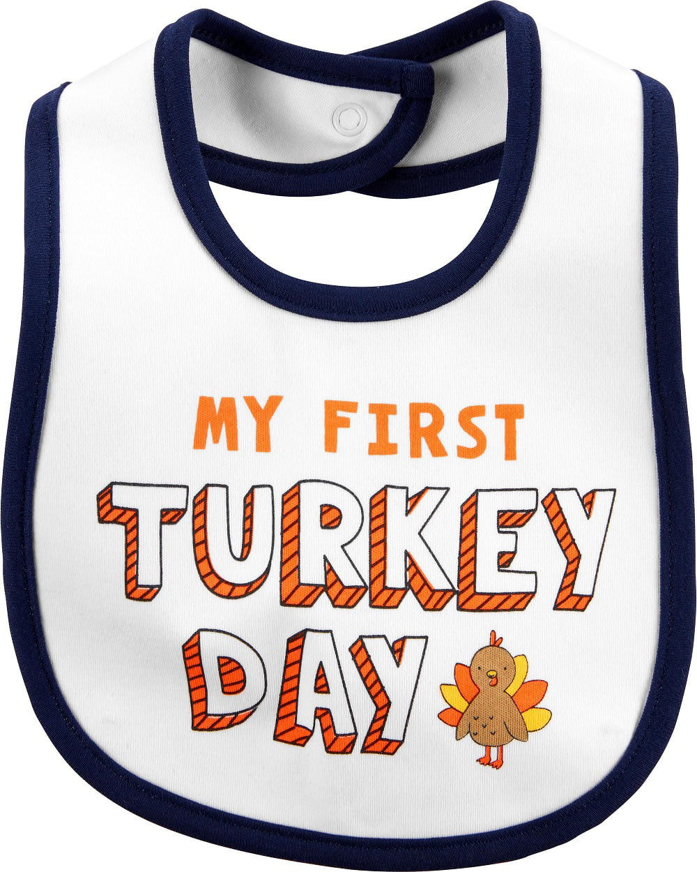 NEW Carter's Boys or Girls 1st Thanksgiving Turkey Day Bib Here for the Pie 