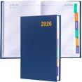 thumbnail image 1 of Agenda 2026, Planificador Diario, Semanal y Mensual, Pestañas de Enero a Diciembre 2026, Pasta Gruesa, Papel de Alta Resistencia y Calidad Premium, Tamaño A5 (21 * 14,5 cm) (Azul), 1 of 5