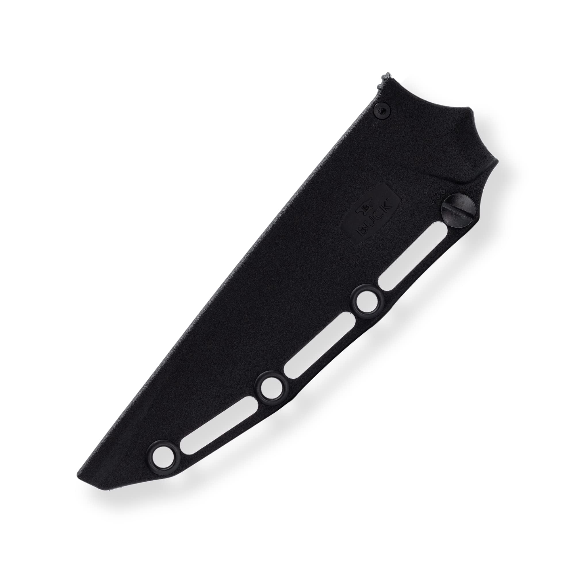 Buck Knives 636 Paklite Processor Select Fixed Blade Hunting Knife, 5 3/4" 420HC Steel Blade, Fiberglass Handle, with Sheath