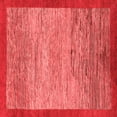 thumbnail image 1 of Ahgly Company Machine Washable Indoor Square Abstract Red Modern Area Rugs, 3' Square, 1 of 4