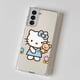 thumbnail image 1 of Bonita funda de teléfono de hello kitty cat para Samsung Galaxy Note 20 Ultra 10 Plus 8 9 S21 S22 Ultra S20 FE S22, silicona suave de lujo Fivean LED, 1 of 2