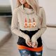 thumbnail image 2 of Fashin Mujeres Halloween Impreso Fiesta Manga Larga Sudadera Con Capucha Tops Blusa Pompotops gfhjh6242, 2 of 5