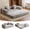 Light Gray, variant on BSHTI Convertible Sofa Bed with Pillows, Chenille Folding Floor Sofa, High Rebound Density Sponge Boneless Couch for Living Room Bedroom Apartment Office, No Assembly Required, Dark Green