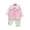 Pink, variant on 9M-5Y Baby Kids Plus Velvet Vest Coats Small Fragrance Thickened Waistcoat Jacket Buttons Autumn Winter Sleeveless Jacket Warm Tops