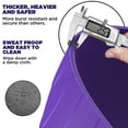 thumbnail image 4 of RDX Exercise Ball with Resistance Band Stability Ring Anti-Burst, Quick Pump, Supports 250kgs Purple, 4 of 9
