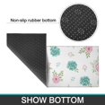 thumbnail image 6 of Pioneer Flower Floral Print Pattern Kitchen Rugs Sets Of 2, Anti Fatigue Non Slip Washable Floor Mats for Kitchen Sink Laundry, 17X30 Inch + 17X47 Inch, 6 of 6
