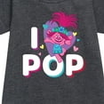 thumbnail image 2 of Trolls - I Love Pop Poppy - Toddler & Youth Girls Fleece Dress, 2 of 4