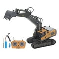 thumbnail image 4 of 2.4G RC Excavator Toy Rotatable Full Functional Lighting Music Alloy Construction Tractor, 4 of 13