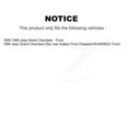 thumbnail image 2 of Transit Auto Rear Disc Rotors Semi-Metallic Pads and Parking Brake Shoes Kit for Car Jeep Grand Cherokee K8S-104984, 2 of 11