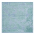 thumbnail image 3 of Unique Loom Aruba Outdoor Collection Area Rug - Malmok (5' 3" Square Navy Blue/Light Green), 3 of 7