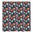 thumbnail image 3 of Ambesonne Floral Shower Curtain, Watercolor Tropical Lilies, 69"Wx84"L, Multicolor, 3 of 3