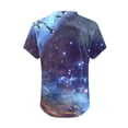 thumbnail image 3 of Fesfesfes Women Tops Women's Fashion Casual Print Astral V-neck Short Sleeve T-shirt Fitted Shirts for Women XL(US:10), 3 of 5
