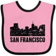 thumbnail image 3 of Inktastic San Francisco Skyline with Grunge Boys or Girls Baby Bib, 3 of 4