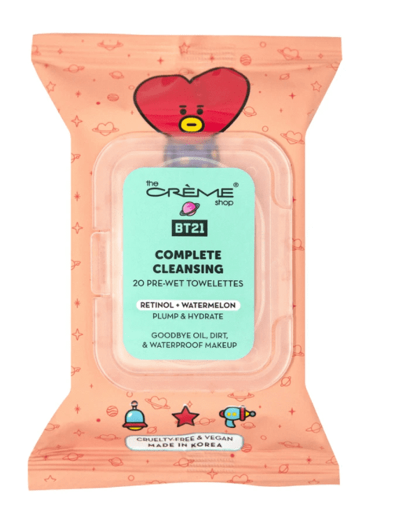 The Crème Shop | BT21: TATA Complete Cleansing Towelettes - 2 PCS