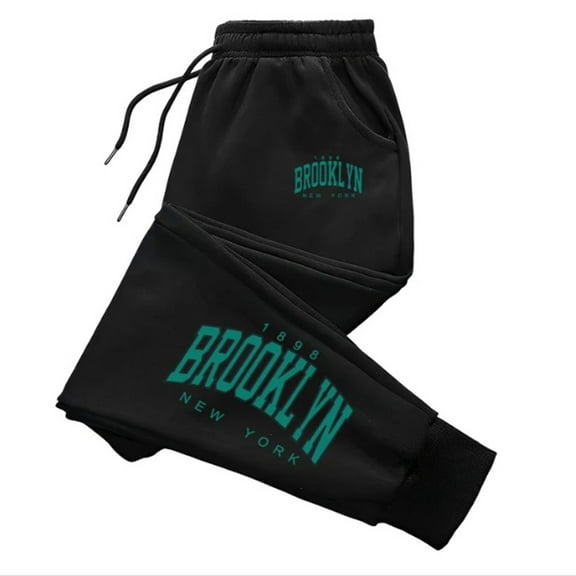 Baggy Sweatpants,Mens Trousers Relaxed Fit With Pockets Lightweight Casual Pants for Daily Outdoor,Mens Jogger Sweatpants,02 Black,M