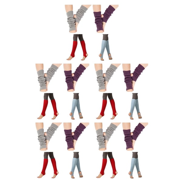 Jumpingount 1 par de calcetines latinos de moda para mujer, ropa de baile para Fitness para mujer, calcetines para caminar de punto de sección larga para Type1 NO1 Jumpingount CBP049012