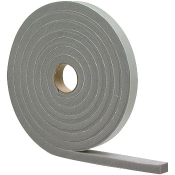 

3Pc M-D Bldg Prods High Density Foam Tape Gray ~ 1/4 x 1/2 x 17 ft