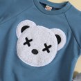thumbnail image 5 of Spazoro Toddler Child Girls Outfit Sets, Fall Winter Casual Cute Print Warm Sweatshirts and Pants for Girls Blue Size 3 T, 5 of 5