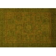 thumbnail image 1 of Ahgly Company Indoor Rectangle Abstract Yellow Modern Area Rugs, 6' x 9', 1 of 4