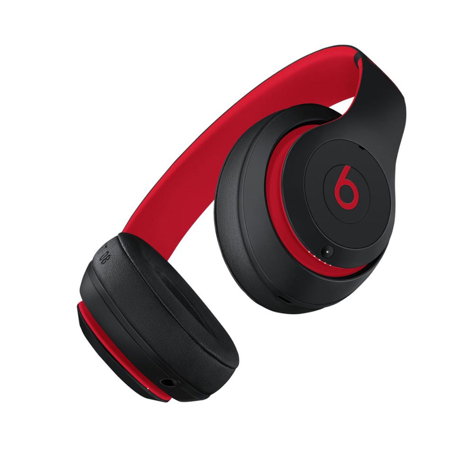 Beats Studio3 Wireless Over-Ear Noise Cancelling Bluetooth Headphones (Red)  with Extra USB Charging Adapters and 6Ave Cleaning Cloth