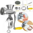 thumbnail image 2 of Aluminum Manual Meat Mincer Grinder Sausage Stuffer Filler Cookie Sausage Tool, 2 of 8