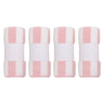 thumbnail image 1 of Toalla de color suave y absorbente de punto por urdimbre de alta densidad de terciopelo coral de 4 Uds para lavado de cara de adultos y uso doméstico, 1 of 5