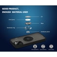 thumbnail image 5 of is Specially Designed for iPhone 13 Anti-Scratches,Anti-Fingerprint, Built-in 360° Rotating Ring Bracket Solid and Durable Magnetic car Phone case, Suitable for iPhone 13 6.1inches Male-Black, 5 of 11