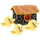 thumbnail image 1 of PU transparente borde naranja mascota impermeable impermeable con capucha capa de lluvia chaqueta ropa para perros gatos, 1 of 8