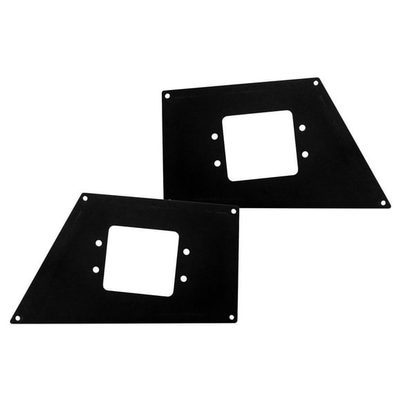 Go Rhino Driving/Fog Light Mounting Bracket 241731T Driving/Fog Light Mounting Bracket; BR10; Textured; Black; Mild Steel; Set of 2