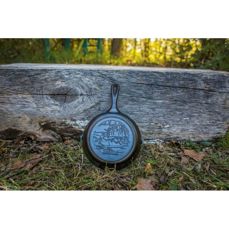 American LODGE Wildlife Series American Cast Iron Camping Frying