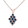 thumbnail image 1 of AoneJewelry 0.50 Ct. Elegant Diamond Pendant in 10k Rose White & Yellow Gold., 1 of 5