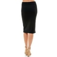thumbnail image 6 of High Waisted Midi Pencil Skirt, 6 of 8
